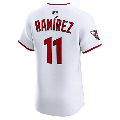 Men's Nike Jos̩ Ram�_rez White Cleveland Guardians Home Elite Jersey