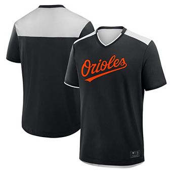 Men's Fanatics Black Baltimore Orioles Walk Off V-Neck T-Shirt