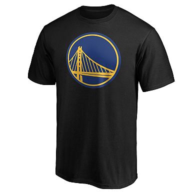 Men's Stephen Curry Black Golden State Warriors Playmaker Name & Number Logo T-Shirt