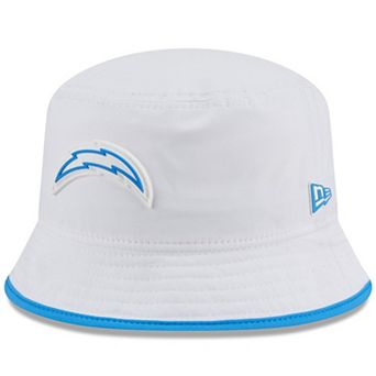 Men's New Era White Los Angeles Chargers 2025 NFL Training Camp Stretch Bucket Hat
