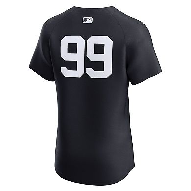 Men's Nike Aaron Judge Navy New York Yankees Alternate 2 Elite Jersey