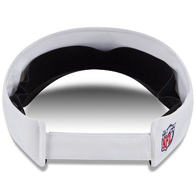 Men's New Era White/Black Baltimore Ravens 2025 NFL Training Camp Adjustable Visor