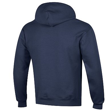 Men's Champion Navy Colorado Avalanche Primary Logo 1-Hit Pullover Hoodie