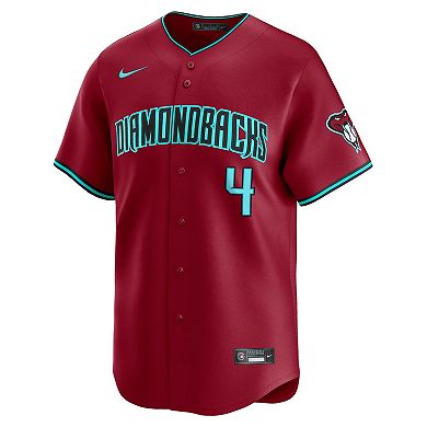 Men's Nike Ketel Marte Red Arizona Diamondbacks Alternate 2 Limited Player Jersey