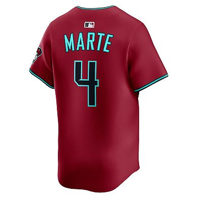 Men's Nike Ketel Marte Red Arizona Diamondbacks Alternate 2 Limited Player Jersey