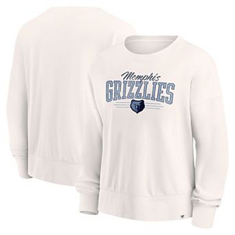Women's Fanatics Cream Memphis Grizzlies Close the Game Pullover Sweatshirt
