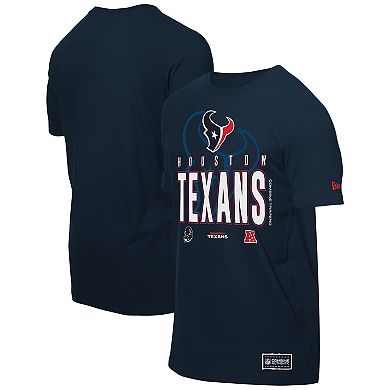 Men's New Era Navy Houston Texans 2025 NFL Training Camp T-Shirt