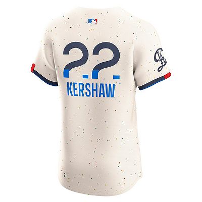 Men's Nike Clayton Kershaw Cream Los Angeles Dodgers City Connect