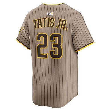 Men's Nike Fernando Tatis Jr. Khaki San Diego Padres Alternate Limited Player Jersey