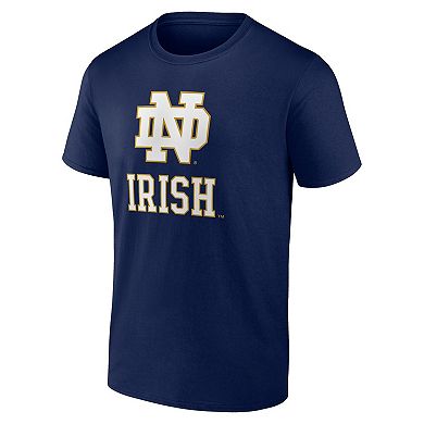 Men's Navy Notre Dame Fighting Irish Primary Logo T-Shirt