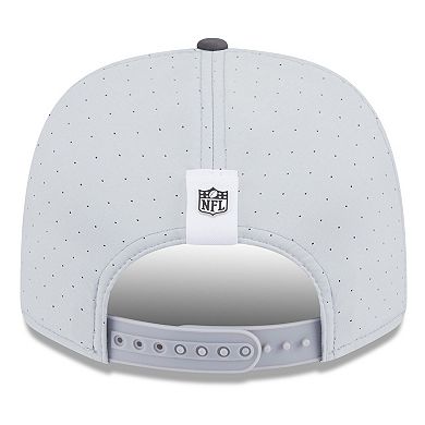 Men's New Era Gray/Graphite Baltimore Ravens 2025 NFL Training Camp 9SEVENTY Adjustable Hat