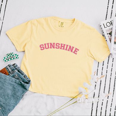 Simply Sage Market Sunshine Block Boxy Crop Top