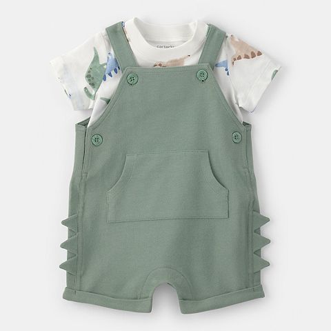 Комплект боди и комбинезон Carter's с динозаврами для малышей