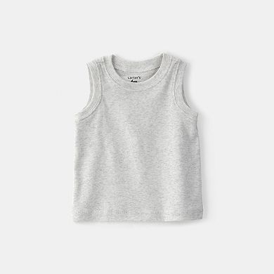 Baby Boy Carter's 2-Piece Striped Sleeveless Top & Overall Set