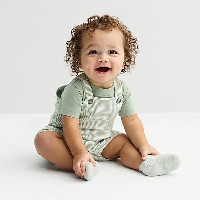 Baby Boy Carter's 2-Piece Striped Top & Shortall Set