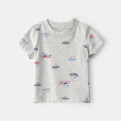 Baby Boy Carter's 2-Piece Boat Romper Set