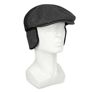 Men's Dockers Wool Blend Watchman Ivy Cap With Ear Flaps
