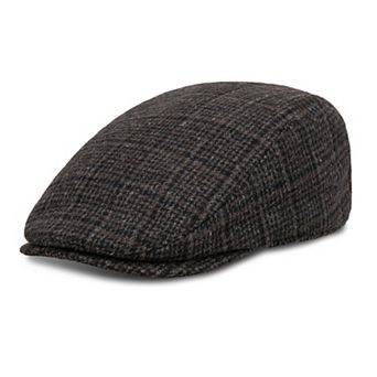 Men's Dockers® Brushed Plaid Flat Top Ivy Cap With Fleece Lining