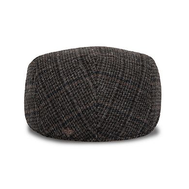 Men's Dockers® Brushed Plaid Flat Top Ivy Cap With Fleece Lining