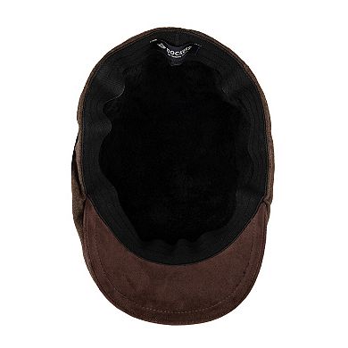 Men's Dockers® Melton Flat Top Ivy Cap With Suede Brim