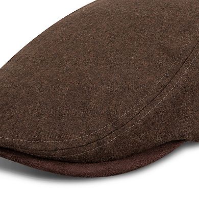 Men's Dockers® Melton Flat Top Ivy Cap With Suede Brim