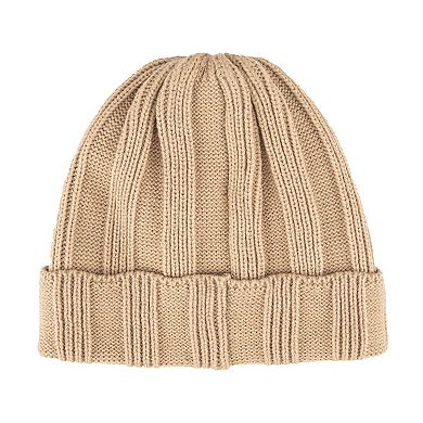 Men's Dockers® Lofty Rib Knit Beanie With Fleece Lining