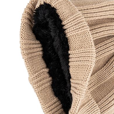 Men's Dockers® Lofty Rib Knit Beanie With Fleece Lining