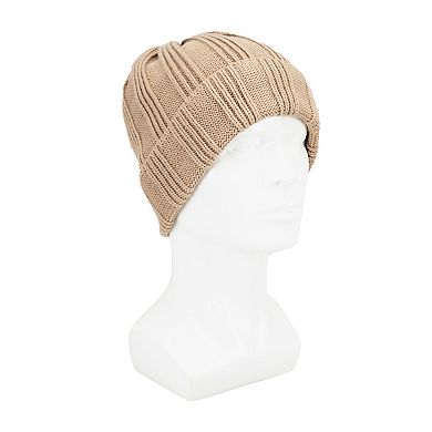 Men's Dockers® Lofty Rib Knit Beanie With Fleece Lining