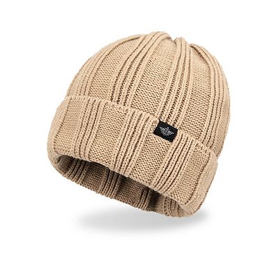 Men's Dockers® Lofty Rib Knit Beanie With Fleece Lining