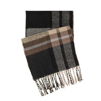 Dockers® 2-In-1 Reversible Bold Plaid Woven Fringe Scarf
