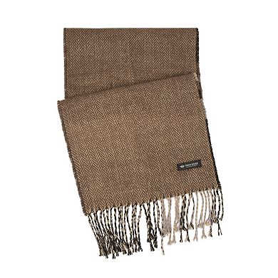 Dockers 2-In-1 Reversible Bold Plaid Woven Fringe Scarf