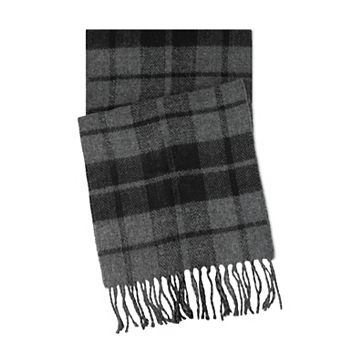 Dockers® 2-In-1 Reversible Plaid & Herringbone Fringe Scarf