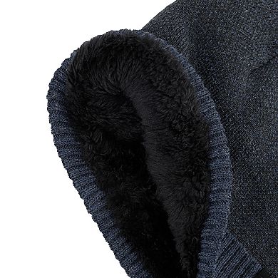 Men's Dockers 2-pc. Microcheck Beanie Set