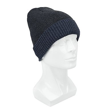 Men's Dockers 2-pc. Microcheck Beanie Set