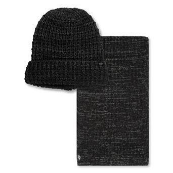 Men's Dockers® 2 pc Heathered Beanie & Scarf Set