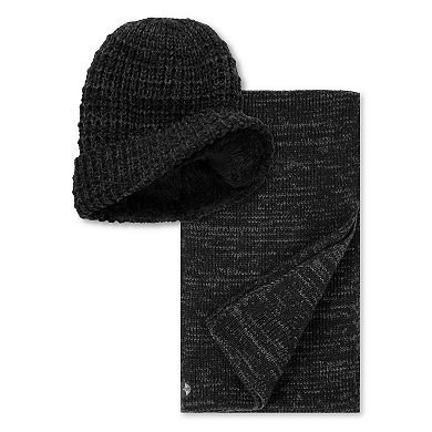 Men's Dockers 2-pc. Heathered Beanie & Scarf Set