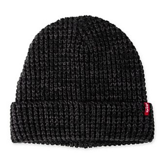 Men's Levi's® Heathered Waffle Knit Fleece Lined Beanie