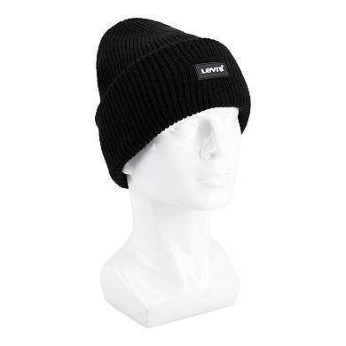 Men's Levi's Logo Patch Triple Roll Cuff Beanie