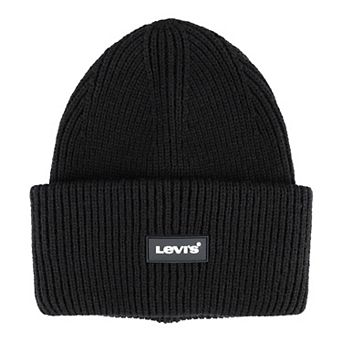 Men's Levi's® Logo Patch Triple Roll Cuff Beanie