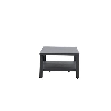 New Classic Furniture Bungalow Metal Patio Coffee Table in Gray