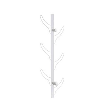 Zubo Coat and Hat Rack w 6 Hooks , Wall Mount, Metal