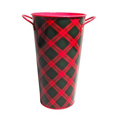 Discover Europe - Made In Turkey 3-pc. Plaid Aras Metal Bucket Set