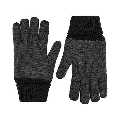 Men's Levi's® 2-pc. Fold Over Knit Gloves & Reversible Beanie Set