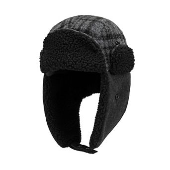 Men's Levi's® Plaid Trapper Hat with Fleece Lining