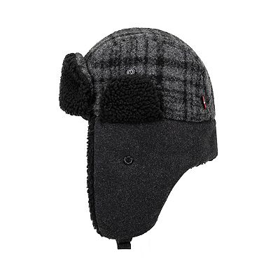 Men's Levi's® Plaid Trapper Hat with Fleece Lining