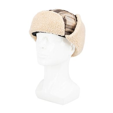 Men's Levi's® Oversized Brushed Plaid Trapper Hat