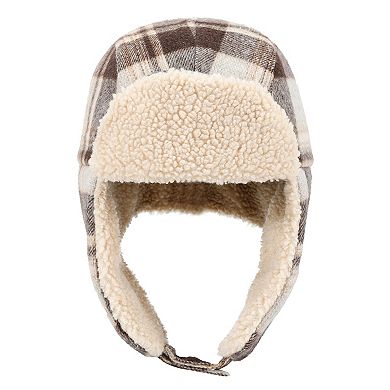 Men's Levi's® Oversized Brushed Plaid Trapper Hat