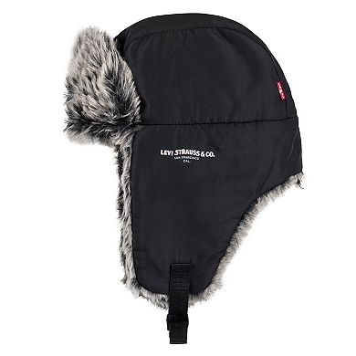 Men's Levi's Superior Warmth Trapper Hat With Snap Up Ear Flaps
