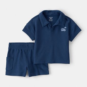 Baby Boy Carter's 2 pc Car Top & Shorts Set