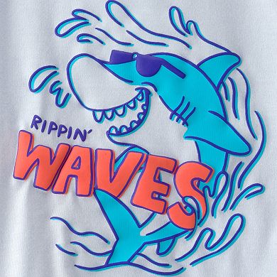 Baby Boy Carter's 2-Piece Shark Top & Shorts Set